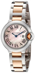 Reloj para mujer Cartier Ballon Bleu 28 mm W6920034 oro rosa de 18 quilates/acero inoxidable - Imagen 1 de 1