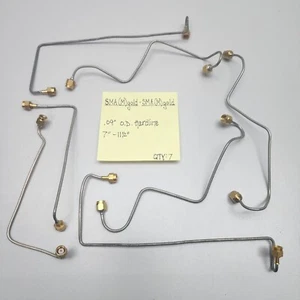 (7) SMA (M) Gold - SMA (M) 0,090" OD Hardline Kabel 7" - 11,5" - Bild 1 von 4