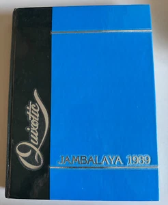 JAMBALAYA 1989 - QUIXOTIC - TULANE UNIVERSITY - RARE HARDCOVER YEARBOOK - Picture 1 of 10
