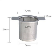 1 * - Inossidabile Riutilizzabile Colino per tè infus. Mesh foglia setaccio FILTRO COPPA Accessori