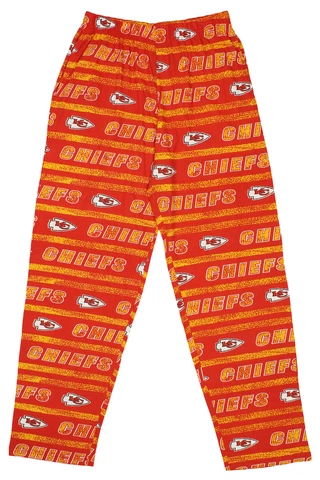 Zubaz NFL Men's Kansas City Chiefs Static Lines Comfy Pants Cover
