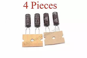 4 Pezzi Condensatore Nippon 680uF 16v 105C 8x20mm. Radiale. Venditore USA - Foto 1 di 1