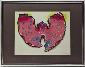 Wu-Tang Homer Simpson Donut Logo Kunstdruck von Rich Wren signiert und nummeriert 9/20 - Bild 1 von 4