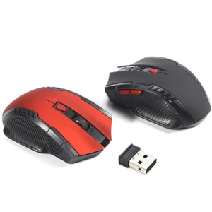 Gaming Wireless Mouse Silent Ergonomic Mouse 6 Keys 2.4GHz Mouse Gamer Mice - Afbeelding 1 van 10