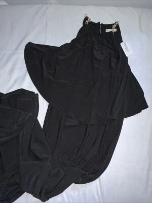 $49.50 Vestido Vestido Granero Mujer 6 Negro Maxi Sin Mangas Fiesta Formal Foto 1 de 4