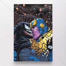 Venom Poster Canvas Venomized Thanos Comic Book Art Print #47