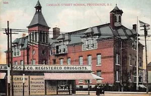 Postkarte RI: Candace Street School, Providence, Rhode Island, DB 1910er unbespielt - Bild 1 von 2