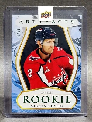 2023-24 Upper Deck Artifacts Rookie Redemption Emerald #231 Vincent Iorio 10/99 - Image 1 of 2