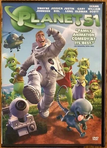 Planet 51 DVD with Dwayne Johnson, Jessica Biel, Justin Long, Gary Oldman - Picture 1 of 3
