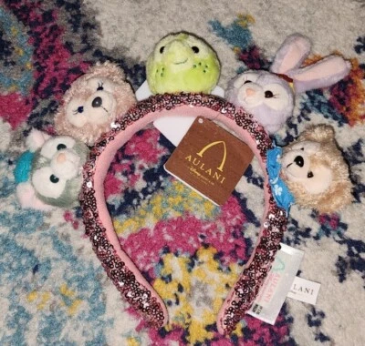 NEW Disney Parks Aulani Hawaii Duffy Friends ‘Olu Turtle Gelatoni Ears Headband - Image 1 of 3