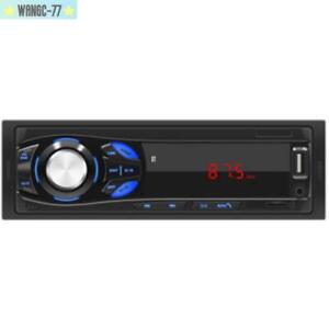 Single DIN Car Stereo Radio MP3 Player With Remote Control Bluetooth AUX FM USB