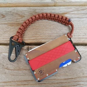 Cordón de cadena con correa para billetera Paracord - EDC - hecho a mano en el Reino Unido - Imagen 1 de 11