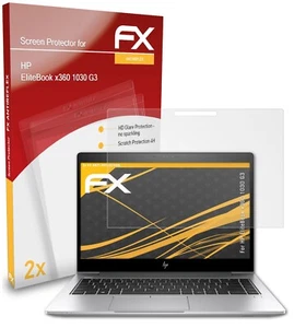 atFoliX 2x Screen Protection Film for HP EliteBook x360 1030 G3 matt&shockproof - Picture 1 of 8
