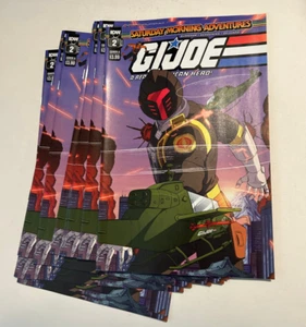 Libro de cómics G.I.JOE SATURDAY MORNING ADVENTURES #2 LOTE DE 10 IDW nuevo - Imagen 1 de 1