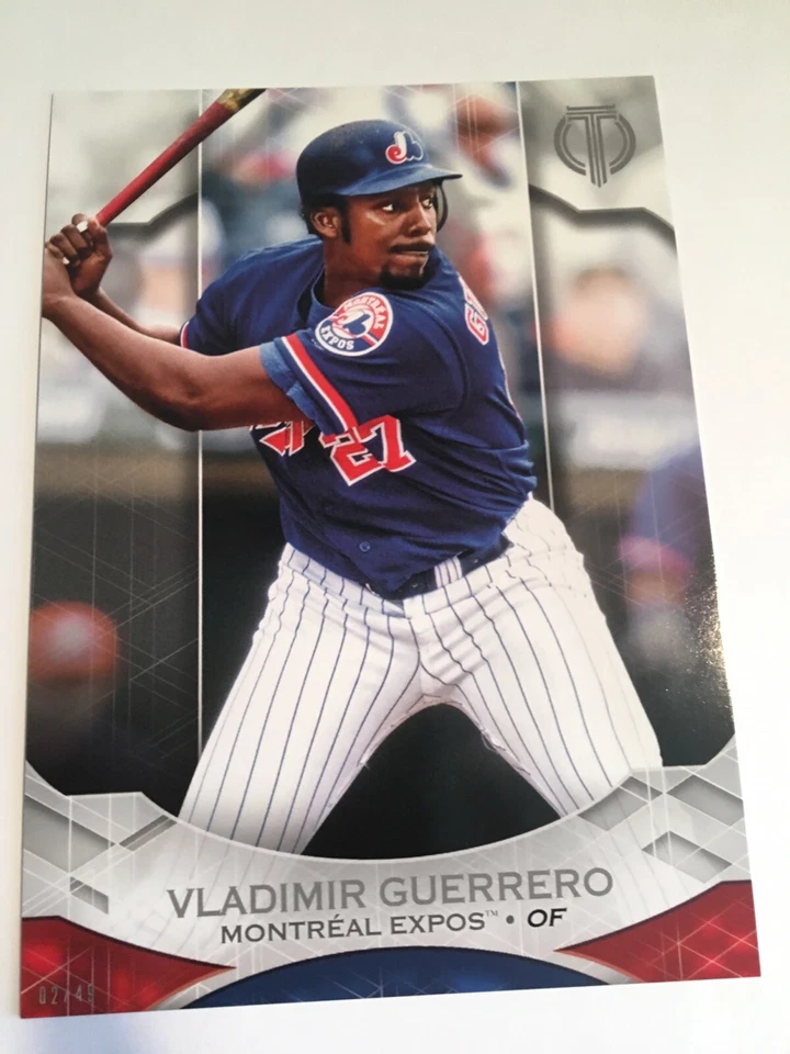 2019 Topps Tribute Jumbo 5x7 Vladimir Guerrero Expos 15 02/49 - Image 1 of 1