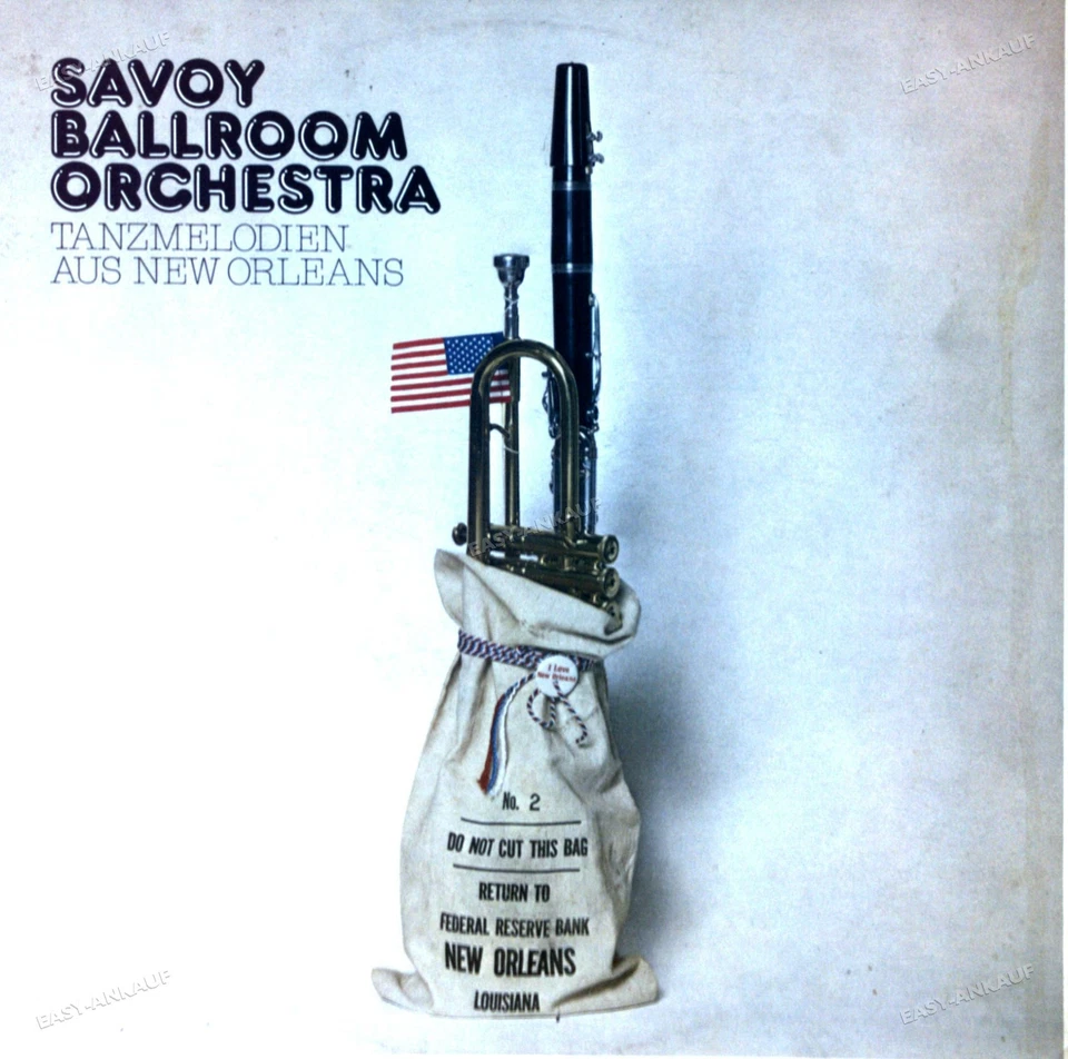 Savoy Ballroom Orchestra - Tanzmelodien Aus New Orleans LP 1982 (VG/VG) . - Image 1 of 1