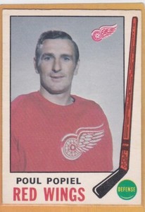 1969-70 O PEE CHEE HOCKEY POUL POPIEL #158 RED WINGS EX/EX+ *A12224