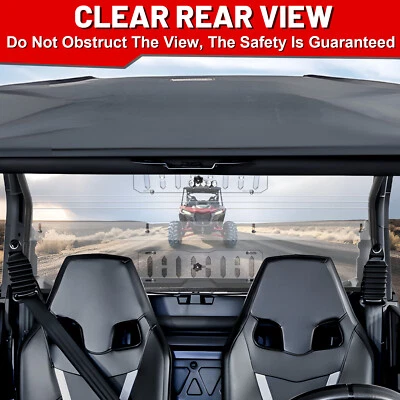 Sliding Vented Rear Windshield PC for Can Am Commander Max 700 1000R 2021-2025 - Image 1 of 4