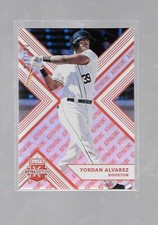 2018 Elite Extra Edition Yordan Alvarez #124 Rookie Orange Aspirations 29/100