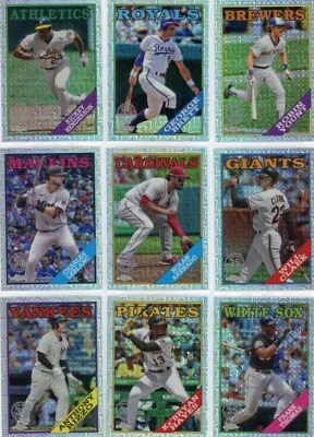 2023 Topps Series 1 1988 35th Anniversary Mojo Refractor Silver Pack You Pick - Image 1 of 4