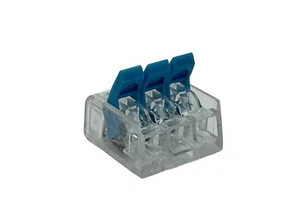10 Stck. 3 Kanal Hebel Mutter Clips Leiter Kompakt Spleißen Draht Stecker Set - Bild 1 von 2