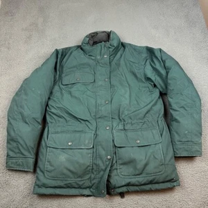 Cabelas Jacket Mens Large Vintage Goose Down Parka Puffer Coat Chore Hunting - Picture 1 of 10
