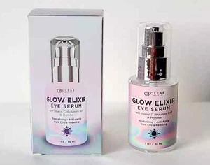 Clear Beauty Glow Elixir Siero Occhi Antietà Riduzione Occhiaie Nuovo Spedizione Gratuita - Foto 1 di 5