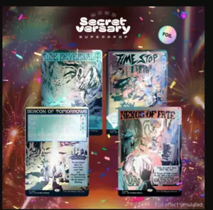 Tales of the Time Stoppers MTG SLD Secret Lair Magic Gathering Rainbow Foil - Picture 1 of 3