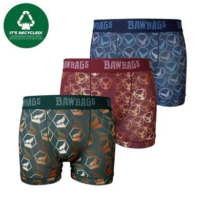 Bawbags Cool De Sacs House Of Baws 3-Pack Technical Boxer Shorts