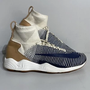 Nike Zoom Mercurial 11 Flyknit FC Azul Marino Blanco Tostado Talla U.K. 9.5 - Imagen 1 de 10