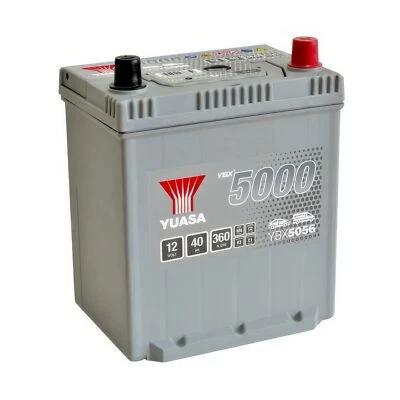 YUASA Car Battery YBX5056 12V 40Ah 360A B1 5 Years Warranty T1 T3 Starter SMF - Image 1 of 4