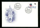 Postal History Luxembourg FDC #922-926 SET OF 3 City Hundertwasser art 1995