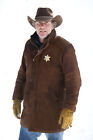 Laverapelle Mens Brown Genuine Cow Suede Leather Coat - 1502774
