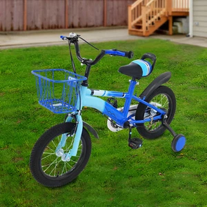 14 Zoll 3,5-6 Jahre alt Kinderfahrrad Children Fahrradfahren 60kg/132.28lbs - Bild 1 von 18