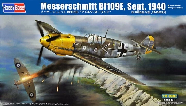 Hobbyboss 81809 Messerschmitt Bf109E im Maßstab 1:18, Sept, 1940 - Bild 1 von 1