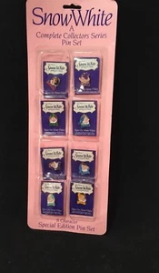 Blancanieves Completo Serie Coleccionistas Pin Set Edición Especial 8 Personajes  - Imagen 1 de 3