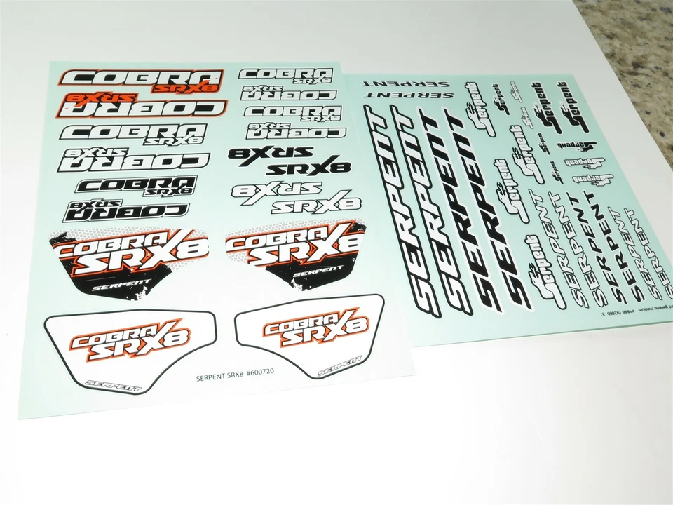 SER600021 SERPENT COBRA SRX8-E PRO BUGGY DECALS  - Image 1 of 1