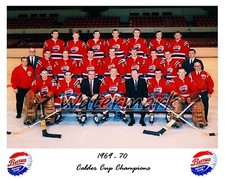 AHL 1969 - 70 Calder Cup Champion Buffalo Bison Team Picture Color 8 X 10 Photo