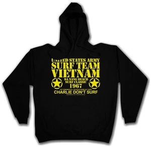 SURF TEAM VIETNAM HOODED SWEATSHIRT HOODIE - Apocalypse Now Army USA Vietcong - Bild 1 von 2