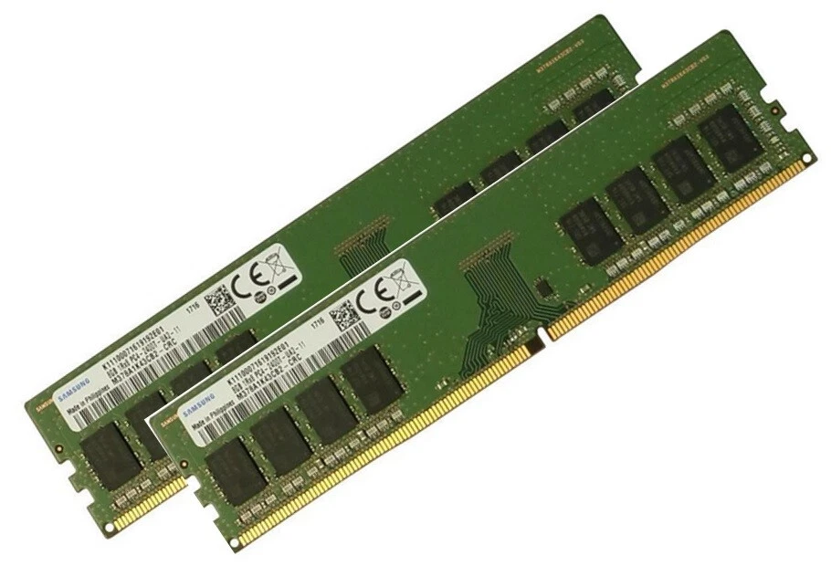 2x 8GB RAM DDR4 2400Mhz DIMM Non PC4-2400T-U f. Lenovo Desktop ThinkStatio P320  - Bild 1 von 1