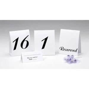 ZELTSTIL TISCH NUMMERNKARTEN VON 1 BIS 30 FÜR HOCHZEIT/PARTY VON VICTORIA LYNN - Bild 1 von 7
