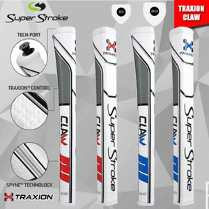 Super Stroke Traxion Tour 1.0~5.0 Putter Grip Golf Club Claw Flatso GT - Foto 1 di 9