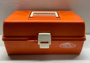 E1.2B Vintage Old Pal Woodstream PF 1050 Plastic 2 Tray Tackle Box - Picture 1 of 12