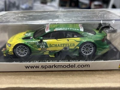 AUDI RS5 DTM 2016 1/43 RESINA COCHE MODELO SPARK SG293 - M ROCKENFELLER 1 DE 300 Foto 1 de 4