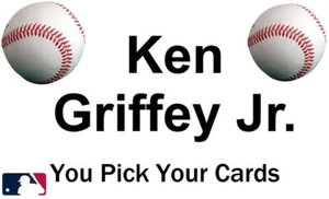 You Pick the Cards Ken Griffey Jr Seattle Mariners MLB Sammlung Karten Lot Reds - Bild 1 von 110