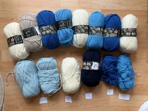 1182g Blue assorted Stylecraft Life DK yarn Acrylic Wool knitting Crochet Delft - Picture 1 of 11