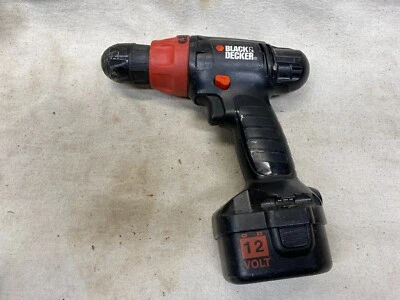 Black & Decker 12V Drill/Driver Model PS1200 Battery and Tool Untested - Image 1 of 3