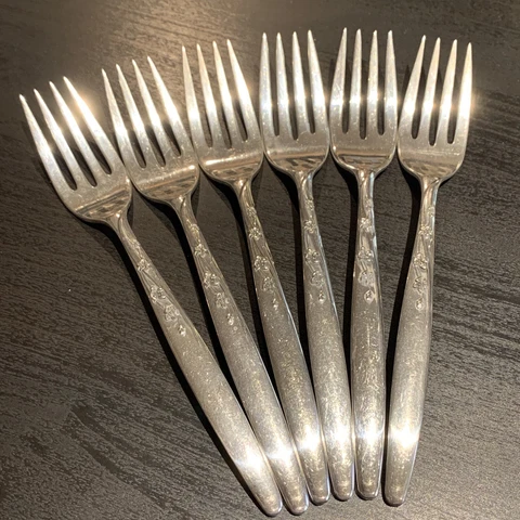 Lunt Sterling Silver Salad Fork 6.25 Inches EX!!!! Cover