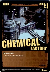 2005 Teen Titans CCG 1st Edition Chemical Factory DC Comics - Picture 1 of 2