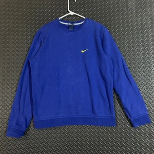 Nike königsblau Langarm Pullover Rundhalsausschnitt Pullover Herren Größe Large - Bild 1 von 8